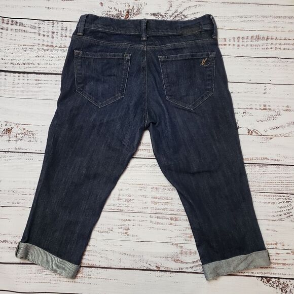 Mavi mid rise cuffed  Molly capri size 27 Dark Wash. - Picture 2 of 10